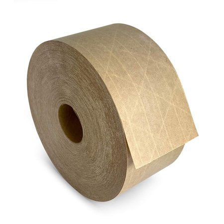 IDL PACKAGING Gummed Kraft Sealing Tape, 3" Core, 2.75" x 450 Ft., Kraft, Pack of 1 Roll K9026-1